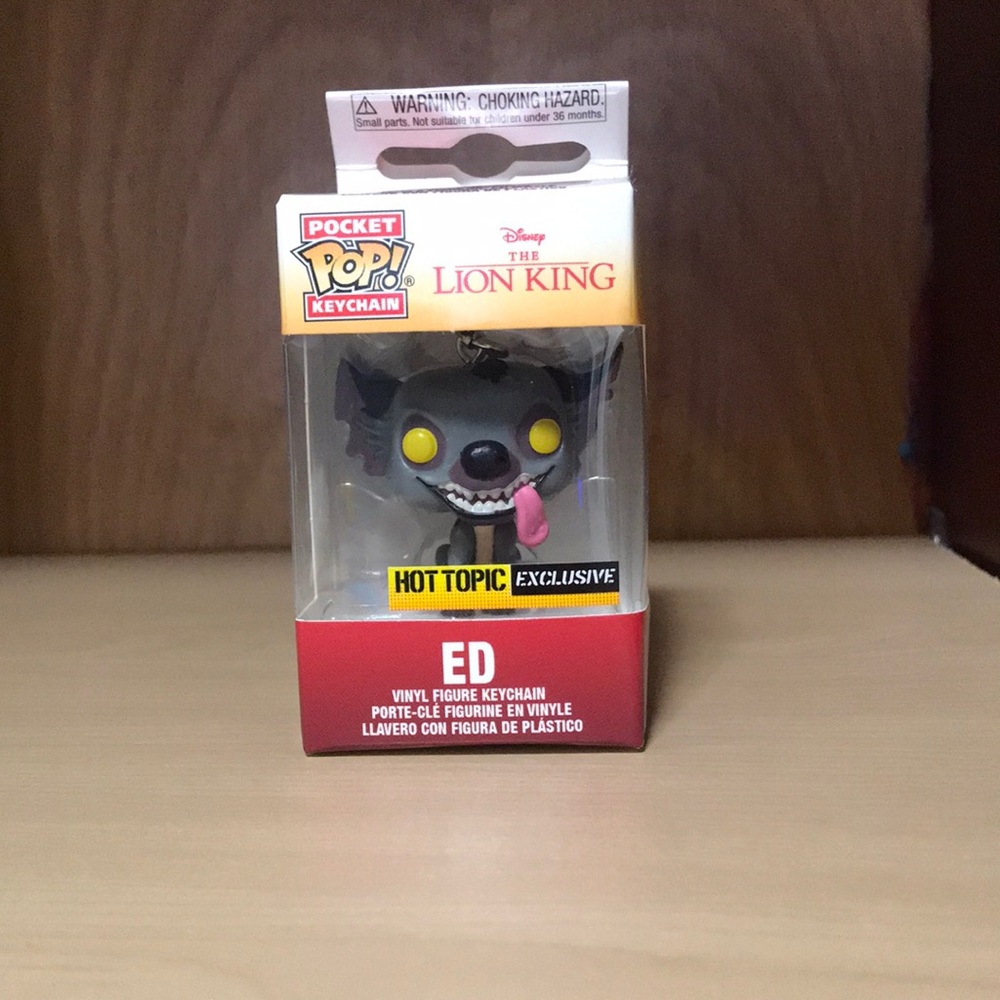 Funko pop keychain Ed the lion king